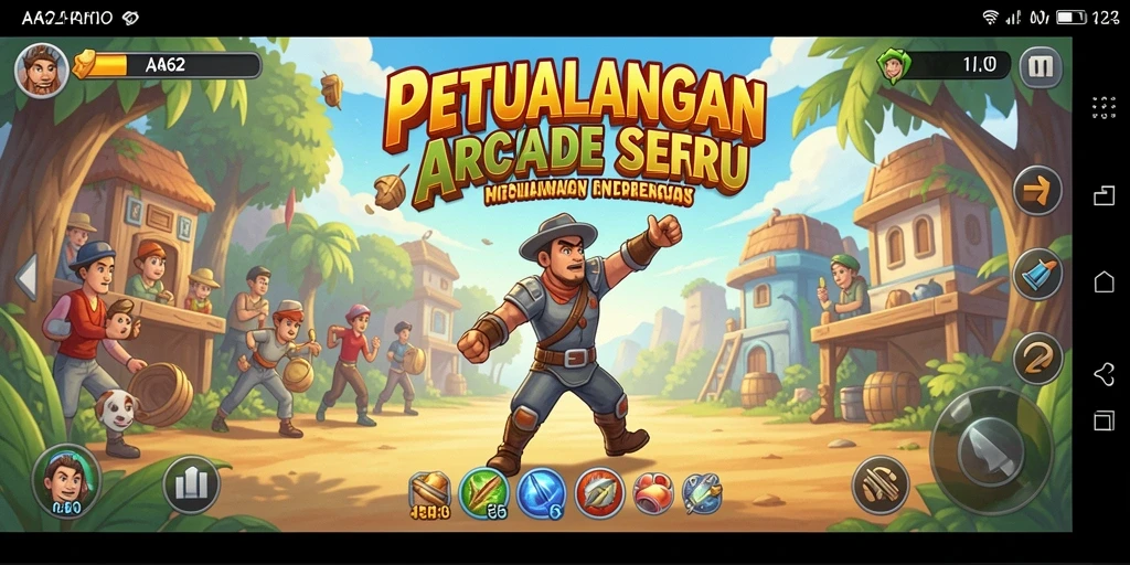 Tampilan gameplay <strong>AA62</strong> yang mendebarkan dengan aksi yang cepat.