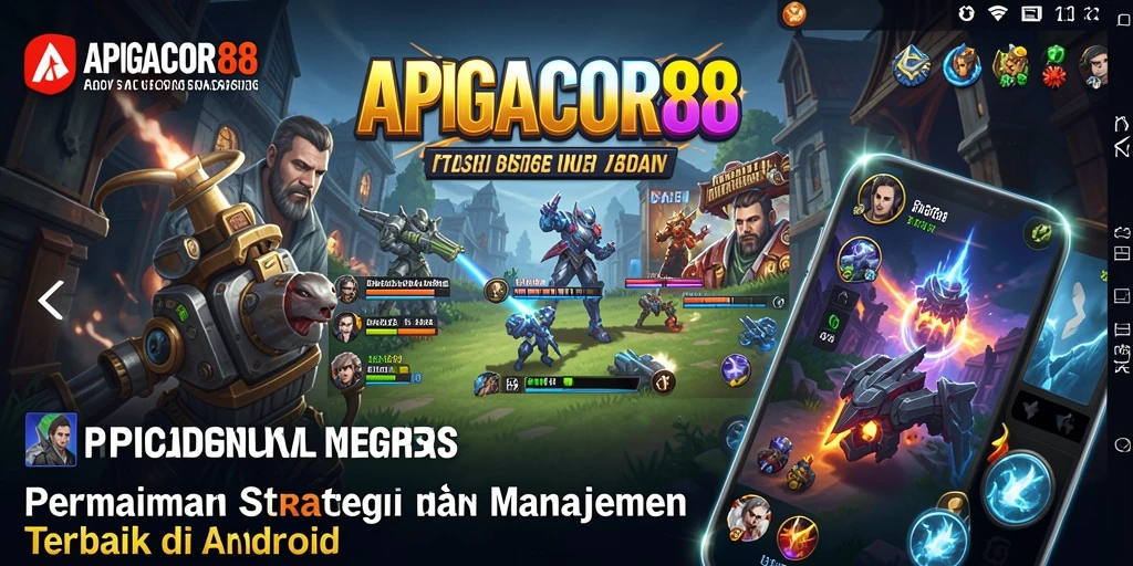 Tampilan gameplay menegangkan dalam APIGACOR88 dengan strategi dan aksi seru.