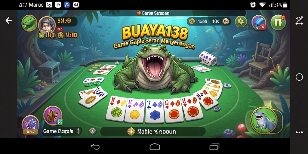 Tampilan gameplay seru dari BUAYA138 yang mendebarkan.