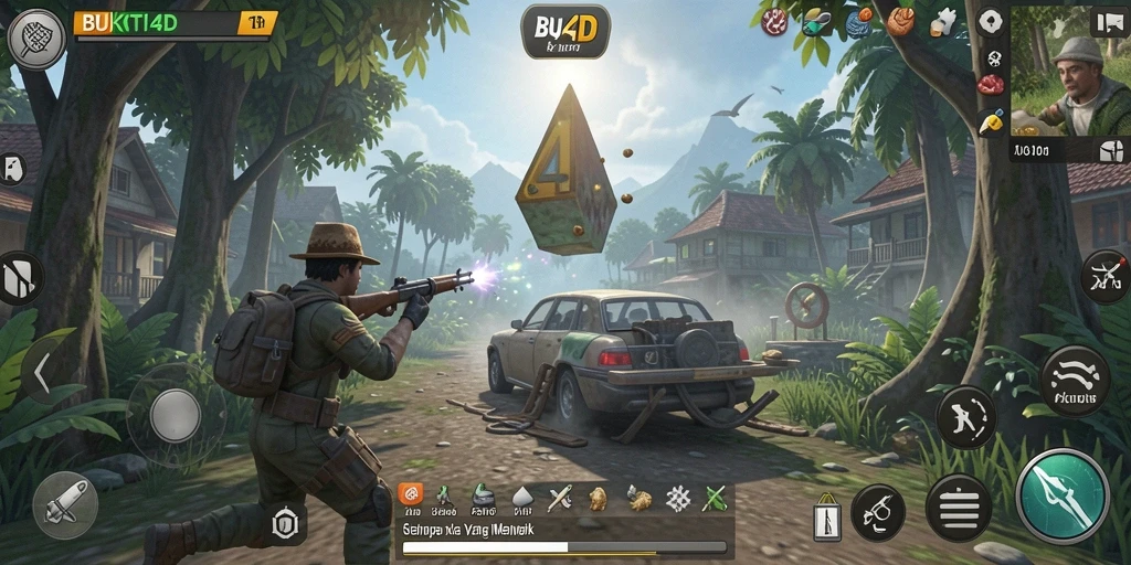 Tangkapan layar gameplay BUKTI4D yang menunjukkan aksi simulasi yang seru.