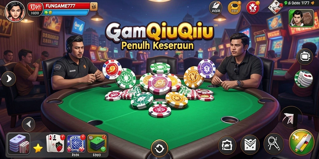 Screenshot gameplay QiuQiu yang mendebarkan di FUNGAME777.