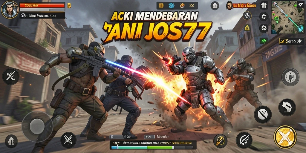 Gameplay mendebarkan dari JOS77 dengan pertempuran seru.