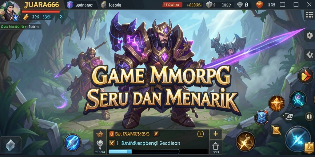 Tangkapan layar permainan JUARA666 dengan aksi seru dalam MMORPG.