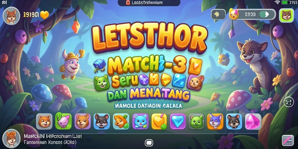 Gameplay LETSTHOR yang menantang dalam genre Match-3.