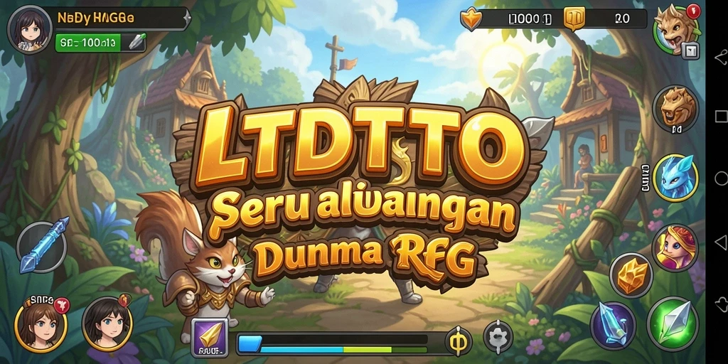 Gameplay RPG LTDTOTO yang penuh aksi dan petualangan.