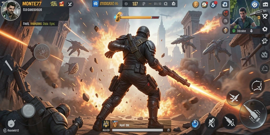 Tangkapan layar aksi seru di MONTE77 menunjukkan gameplay yang menegangkan.