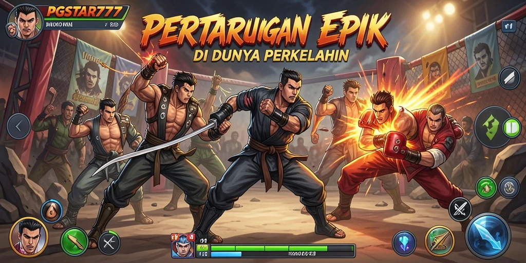 Gameplay PGSTAR777 menampilkan pertarungan seru dan aksi intens.