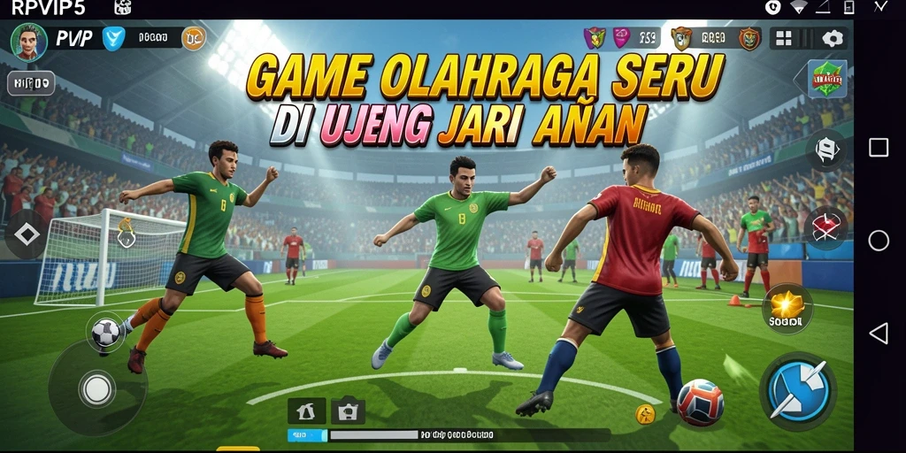 Tampilan utama RPVIP5 dengan gameplay olahraga yang mendebarkan.
