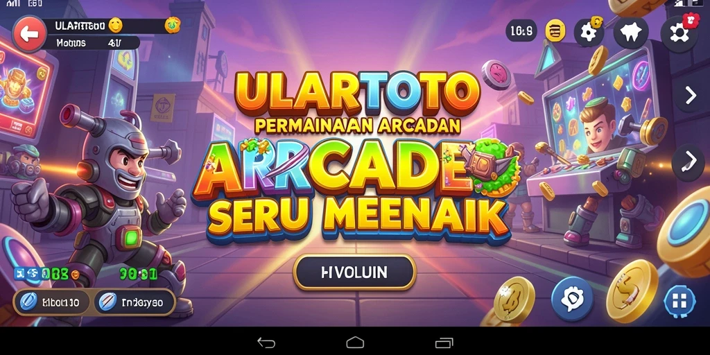 Screenshot utama ULARTOTO menunjukkan gameplay yang seru dan dinamis.